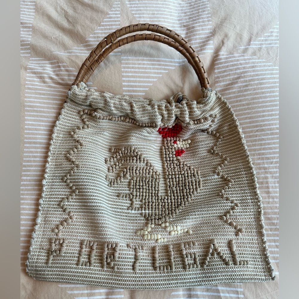 NOT FOR SALE || VINTAGE Portugal Rooster Tote Bag (Imperfect)